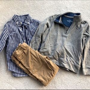 Complete toddler boys Vineyard Vines outfit! 3T with 4T sweater